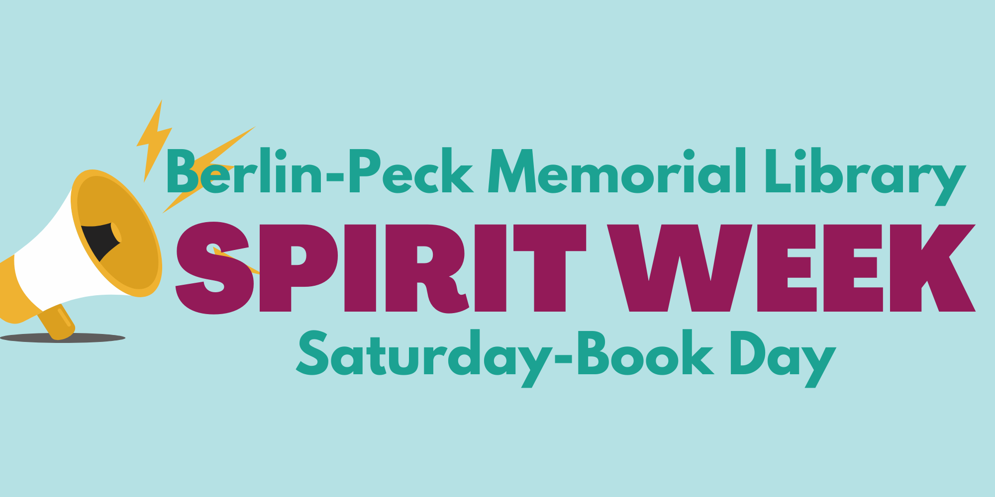 Library Spirit Week: Book Day!